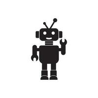 Robot icon logo symbol,illustration design template. vector