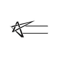 estrella logo icono ,ilustración diseño modelo vector. vector