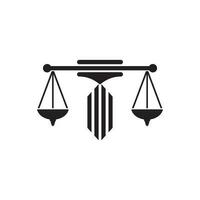 Law icon logo, vector illustration design template.