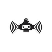 Robot icon logo symbol,illustration design template. vector