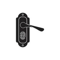 Door handle icon logo,vector design illustration template. vector