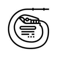 pacemaker biomedical line icon vector illustration