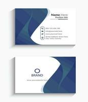new creative and modern business card card design template vector