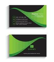 new creative and modern business card card design template vector