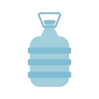 hand drawn water plastic bottles illustration vector