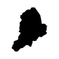 nacido estado mapa, administrativo división de el país de Nigeria. vector ilustración.