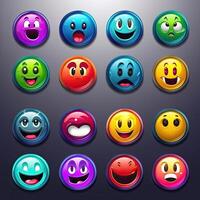 face emoji smiley ai generated photo