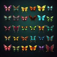 natural butterfly spring ai generated photo