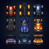 game games race car top ai generated photo