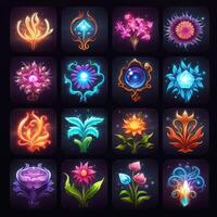 game games magic flower ai generated photo