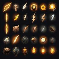 powerful lightning electric photo