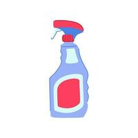 fresh bathroom cleaner cartoon vector illustration