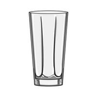 beverage glass cup cartoon vector illustration