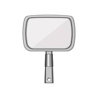 frame hand mirror cartoon vector illustration