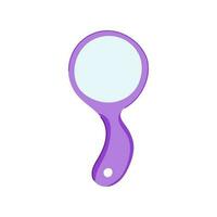 magnify magnifying glass cartoon vector illustration