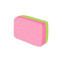 bath sponge hygiene cartoon vector illustration