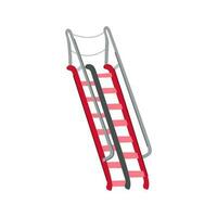 staircase step ladder cartoon vector illustration