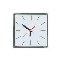 minute wall clock cartoon vector illustration