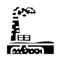 carbon capture environmental glyph icon vector illustration