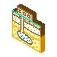 carbon sequestration future technology isometric icon vector illustration