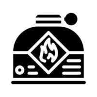 stove fuel mountaineering adventure glyph icon vector illustration