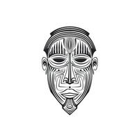 face African ethnic mask ai generated photo