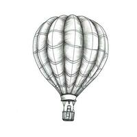 travel hot air balloon ai generated photo