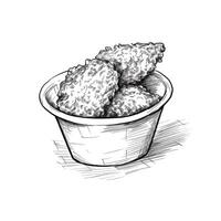 crispy nugget chicken fried photo