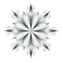 flake snowflake ai generated photo