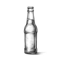 background beer bottle ai generated photo