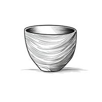 japanese Sake Cup ai generated photo