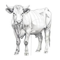 cattle Breeding cow ai generated photo