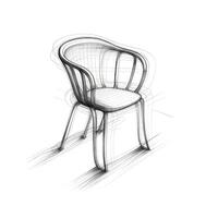 armchair chair ai generated photo