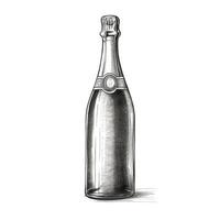 party champagne bottle ai generated photo