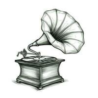 player gramophone ai generated photo