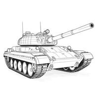 army Tank ai generated photo