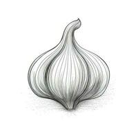 background garlic ai generated photo