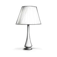 interior lamp table ai generated photo