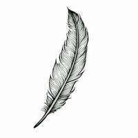 angel feather ai generated photo