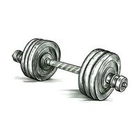 fit dumbbell fitness ai generated photo