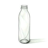 empty plastic bottle ai generated photo