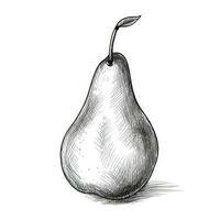 cut pear ai generated photo
