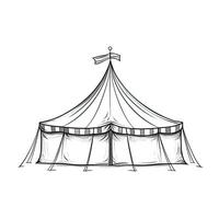 carnival circus tent ai generated photo