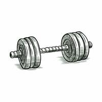 workout dumbbell fitness ai generated photo