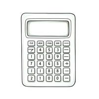 business calculator ai generated photo