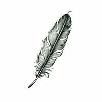 plumage feather ai generated photo