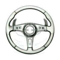 driver Steering wheel ai generated photo