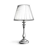 home lamp table ai generated photo