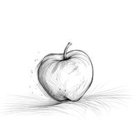red apple aesthetic photo