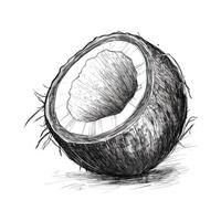 fresh coconut ai generated photo